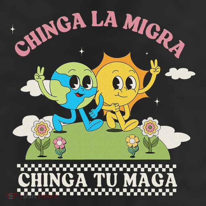 Retro Chinga La Migra Chinga Tu Maga 25L Jumbo Tote