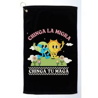 Retro Chinga La Migra Chinga Tu Maga Golf Towel