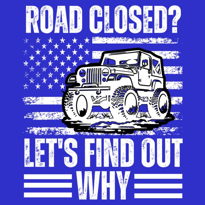 Road Closed? LetS Find Out Why Vintage Usa Flag Gift Button