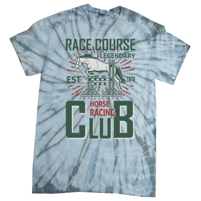 Race Course Legendary Horse Racing Club Tie-Dye T-Shirt