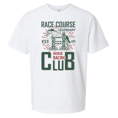 Race Course Legendary Horse Racing Club Sueded Cloud Jersey T-Shirt