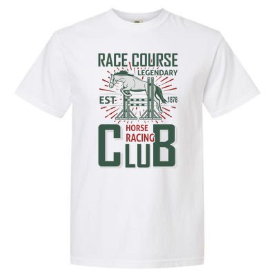 Race Course Legendary Horse Racing Club Garment-Dyed Heavyweight T-Shirt