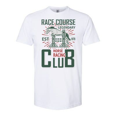 Race Course Legendary Horse Racing Club Softstyle CVC T-Shirt