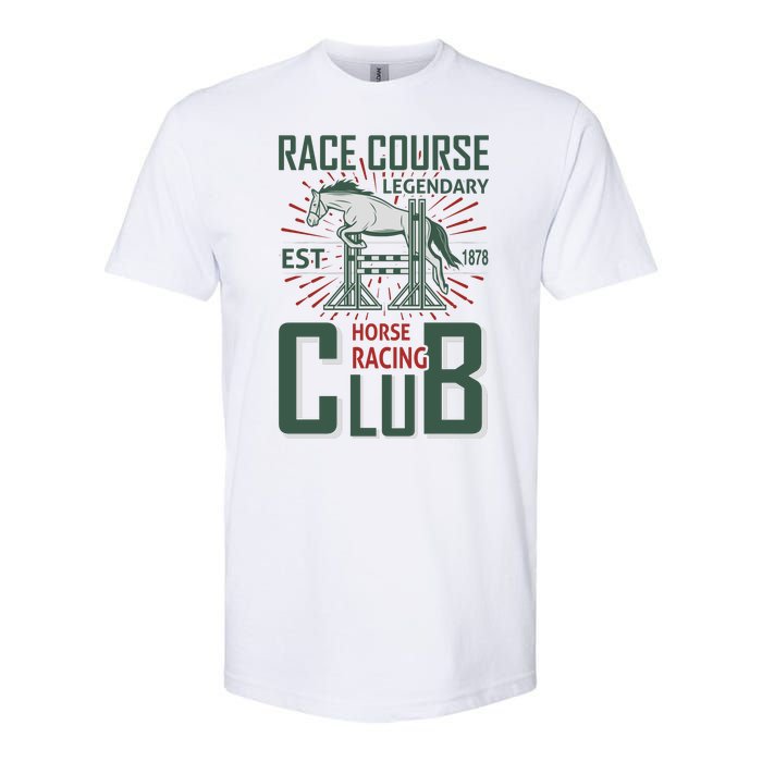 Race Course Legendary Horse Racing Club Softstyle CVC T-Shirt