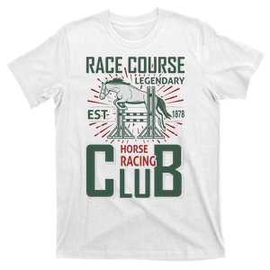 Race Course Legendary Horse Racing Club T-Shirt