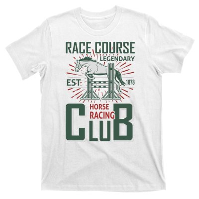 Race Course Legendary Horse Racing Club T-Shirt