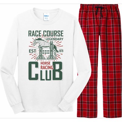 Race Course Legendary Horse Racing Club Long Sleeve Pajama Set