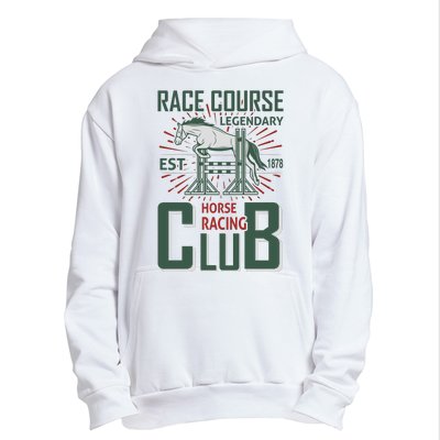 Race Course Legendary Horse Racing Club Urban Pullover Hoodie