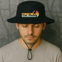 Retro Cat Lovers Cat Daddy Bucket Hat