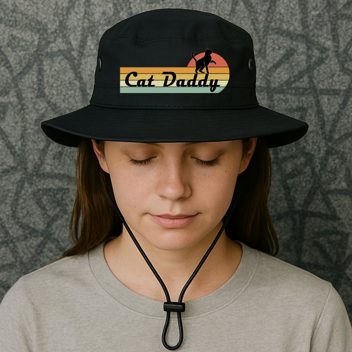 Retro Cat Lovers Cat Daddy Bucket Hat