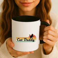 Retro Cat Lovers Cat Daddy Mug