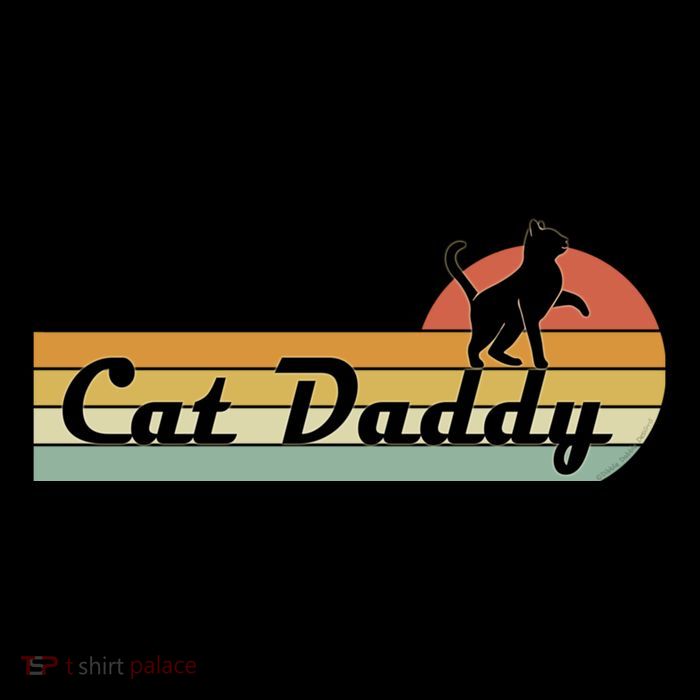Retro Cat Lovers Cat Daddy Youth Performance Sprint T-Shirt