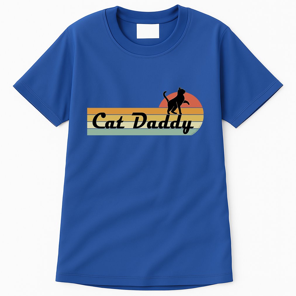 Retro Cat Lovers Cat Daddy Tall T-Shirt
