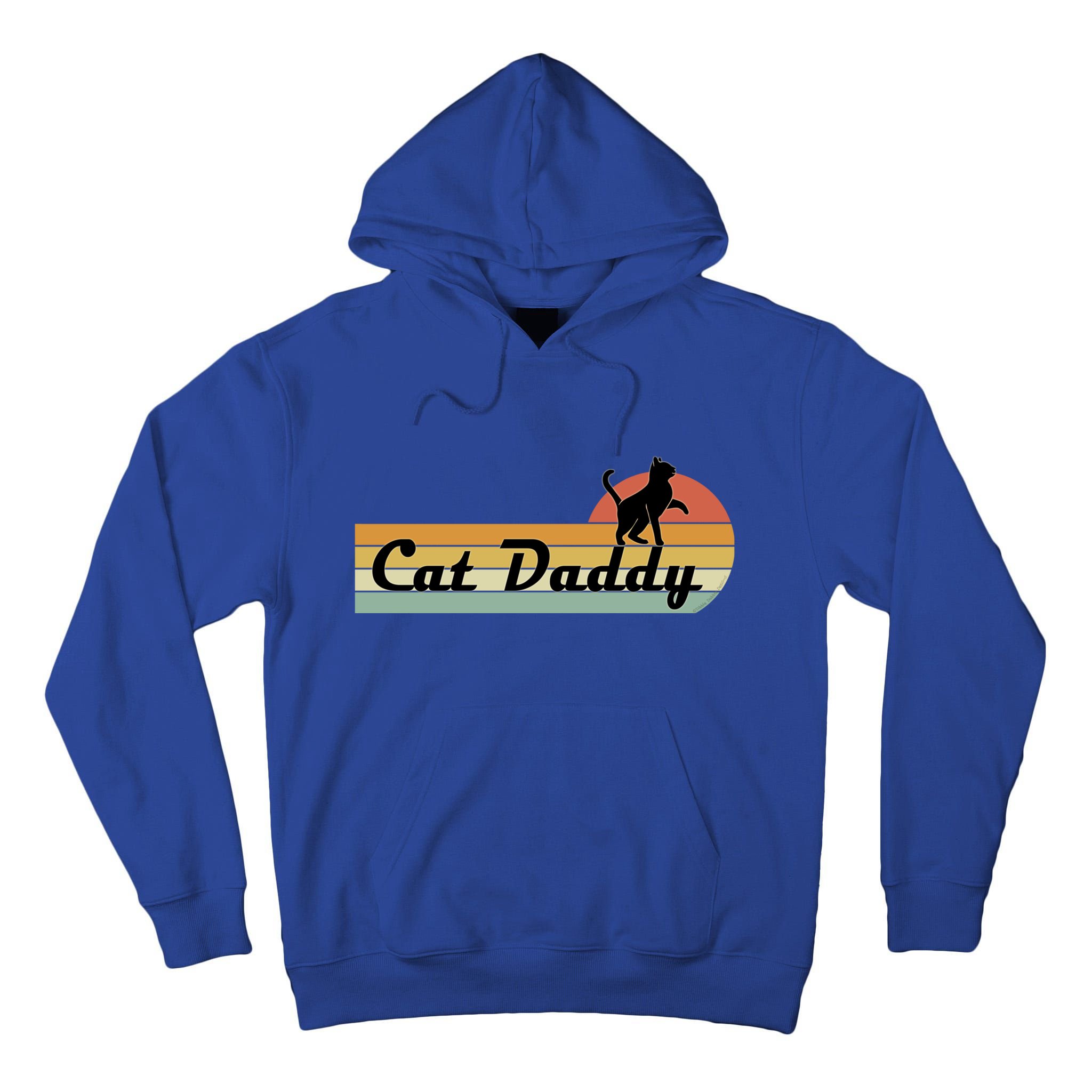 Retro Cat Lovers Cat Daddy Tall Hoodie