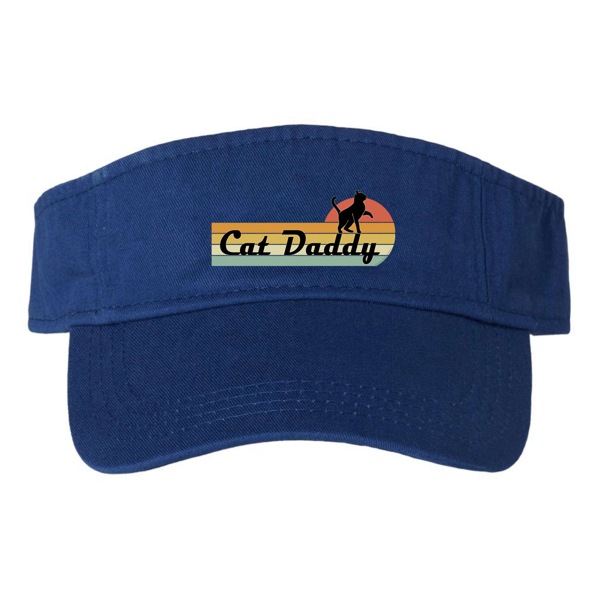 Retro Cat Lovers Cat Daddy Visor