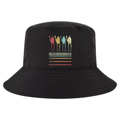 Retro Camel Lover Funny Camel Vintage Cool Comfort Performance Bucket Hat
