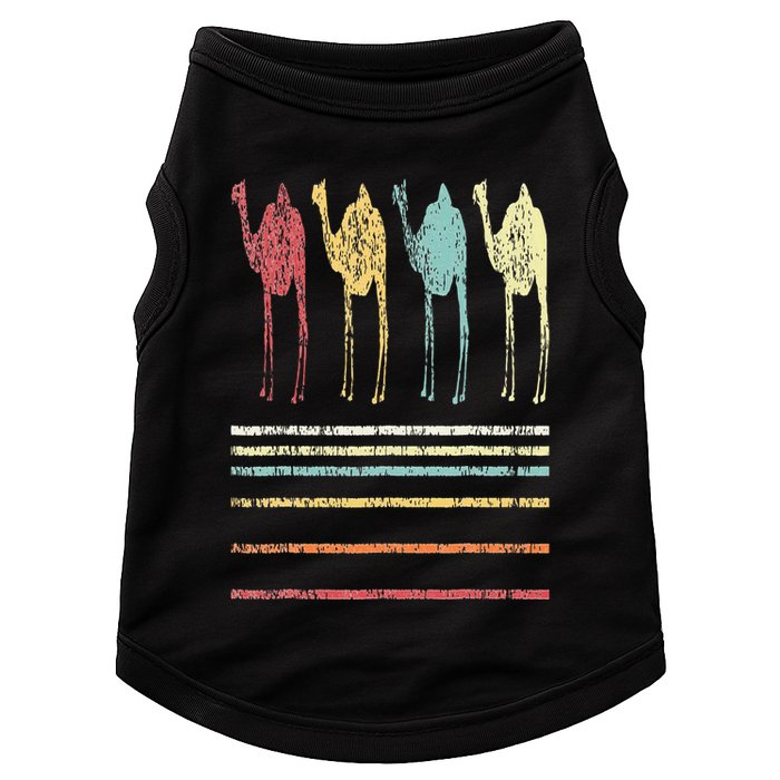 Retro Camel Lover Funny Camel Vintage Doggie Tank
