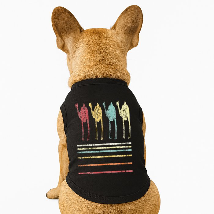 Retro Camel Lover Funny Camel Vintage Doggie Tank