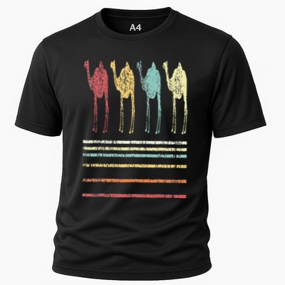 Retro Camel Lover Funny Camel Vintage Performance Shirt