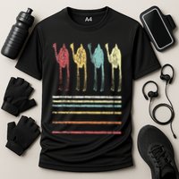 Retro Camel Lover Funny Camel Vintage Performance Shirt