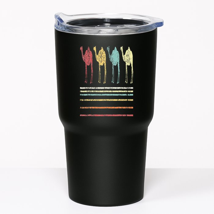 Retro Camel Lover Funny Camel Vintage Tumbler