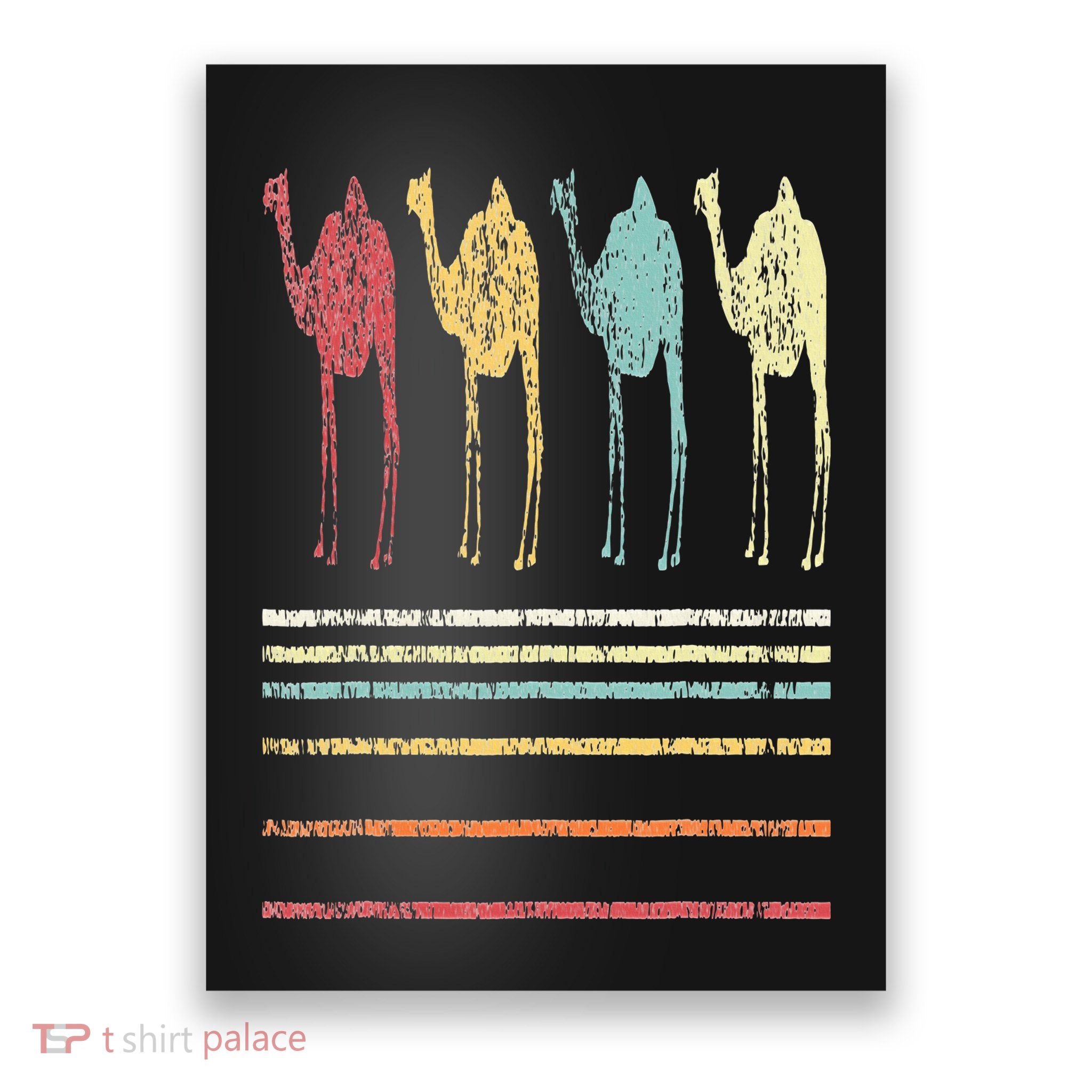Retro Camel Lover Funny Camel Vintage Poster