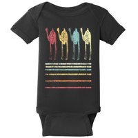 Retro Camel Lover Funny Camel Vintage Baby Bodysuit