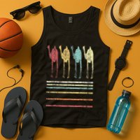 Retro Camel Lover Funny Camel Vintage Tank Top