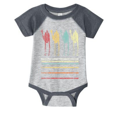 Retro Camel Lover Funny Camel Vintage Infant Baby Jersey Bodysuit