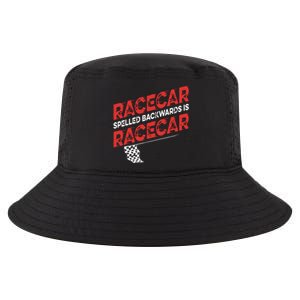 Race Car Lovers Car Racing Apparel Racecar Spelled Backwards Cool Comfort Performance Bucket Hat