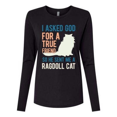 Ragdoll Cat Lover Kitty Kitten Mom Dad Gift Womens Cotton Relaxed Long Sleeve T-Shirt