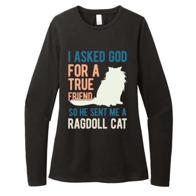 Ragdoll Cat Lover Kitty Kitten Mom Dad Gift Womens CVC Long Sleeve Shirt