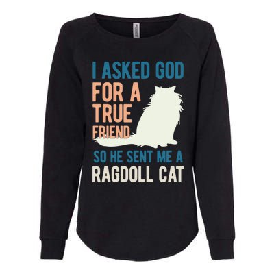 Ragdoll Cat Lover Kitty Kitten Mom Dad Gift Womens California Wash Sweatshirt