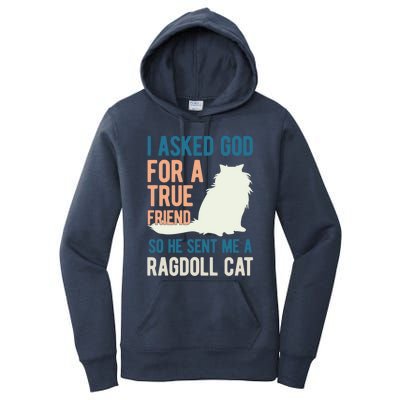 Ragdoll Cat Lover Kitty Kitten Mom Dad Gift Women's Pullover Hoodie