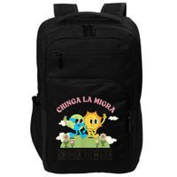 Retro Chinga La Migra Chinga Tu Maga Impact Tech Backpack