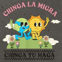 Retro Chinga La Migra Chinga Tu Maga Cotton Canvas Backpack