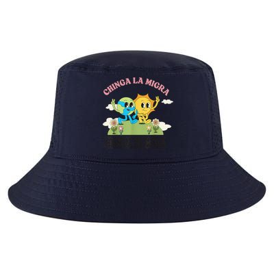 Retro Chinga La Migra Chinga Tu Maga Cool Comfort Performance Bucket Hat