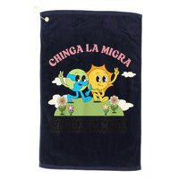 Retro Chinga La Migra Chinga Tu Maga Golf Towel