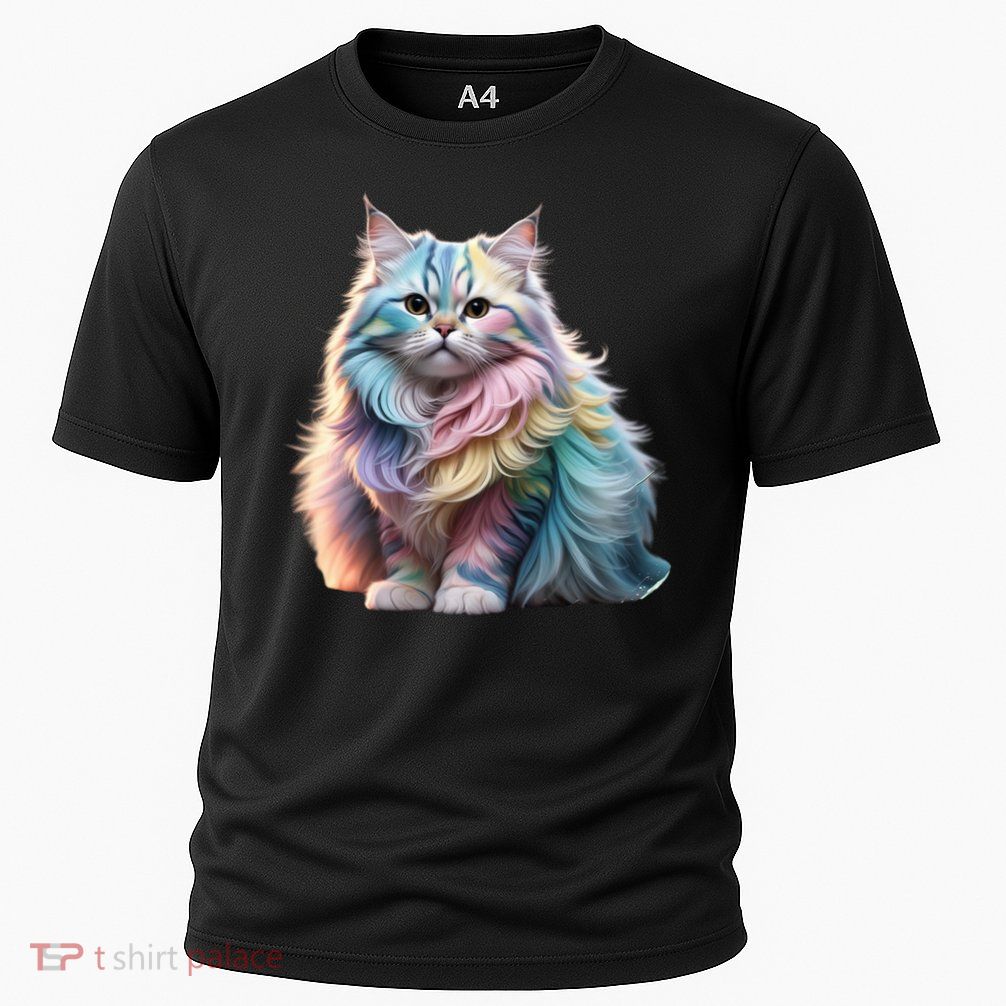 Rainbow Cat Love Gift Cooling Performance Crew T-Shirt
