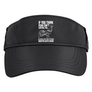 Rooster Chicken Lover Animal Adult Drive Performance Visor