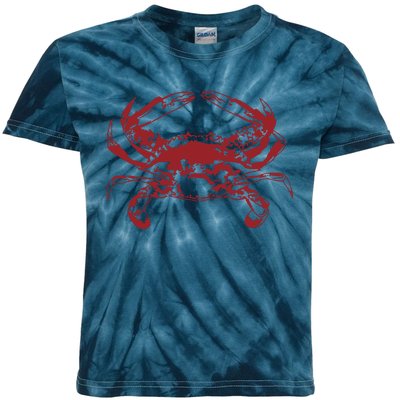 Red Crab, Love Red Crab Kids Tie-Dye T-Shirt