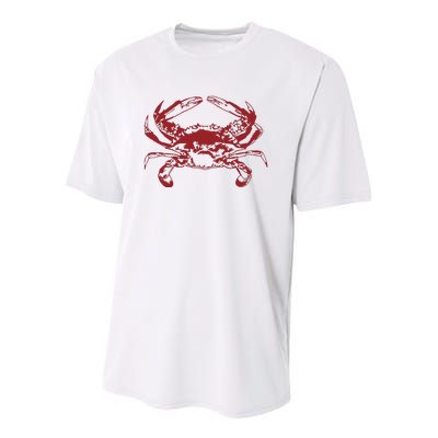 Red Crab, Love Red Crab Youth Performance Sprint T-Shirt