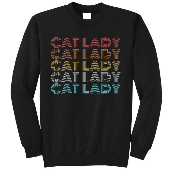 Retro Cat Lady Funny 2024 President Kamala Harris Sweatshirt