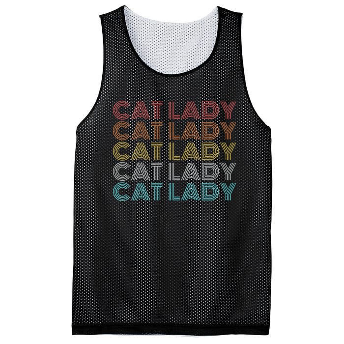 Retro Cat Lady Funny 2024 President Kamala Harris Mesh Reversible Basketball Jersey Tank