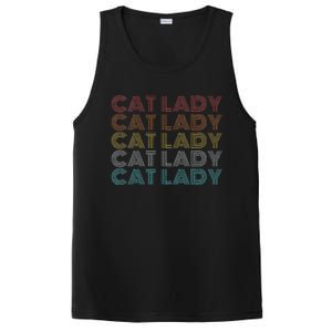 Retro Cat Lady Funny 2024 President Kamala Harris PosiCharge Competitor Tank