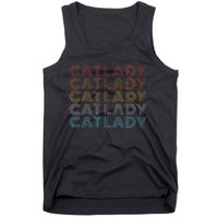 Retro Cat Lady Funny 2024 President Kamala Harris Tank Top