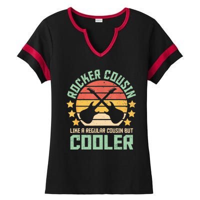 Rocker Cousin Like A Regular Cousin But Cooler Ladies Halftime Notch Neck Tee