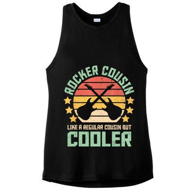 Rocker Cousin Like A Regular Cousin But Cooler Ladies PosiCharge Tri-Blend Wicking Tank