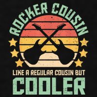 Rocker Cousin Like A Regular Cousin But Cooler Ladies PosiCharge Tri-Blend Wicking Tank