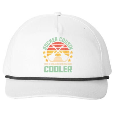 Rocker Cousin Like A Regular Cousin But Cooler Snapback Five-Panel Rope Hat